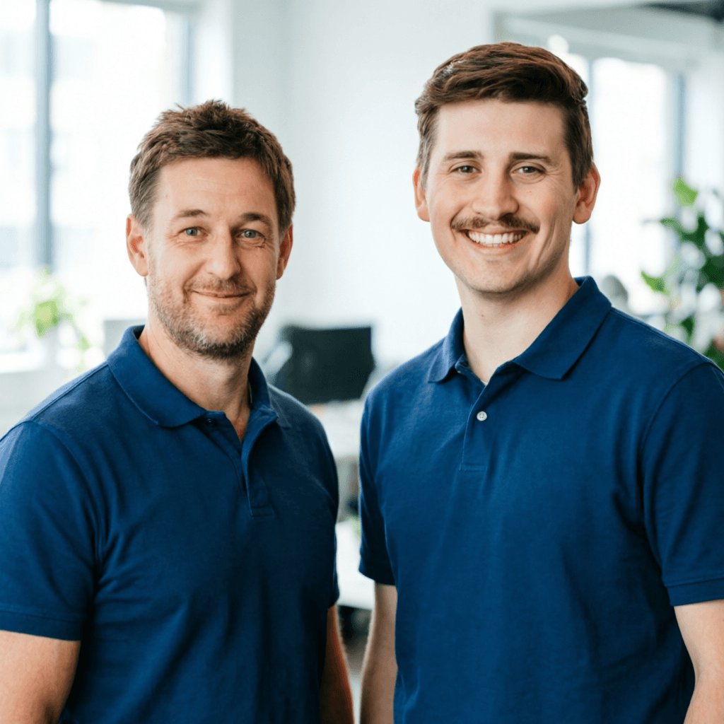 Jake Wauchope and Kieran Langford, founders of TrueAgent